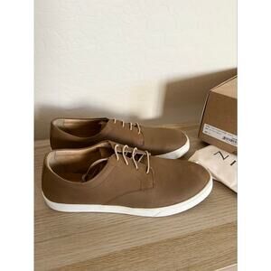 Nisolo Diego Everyday Sneaker Size 11 Tobacco Leather Lace Up NEW in box